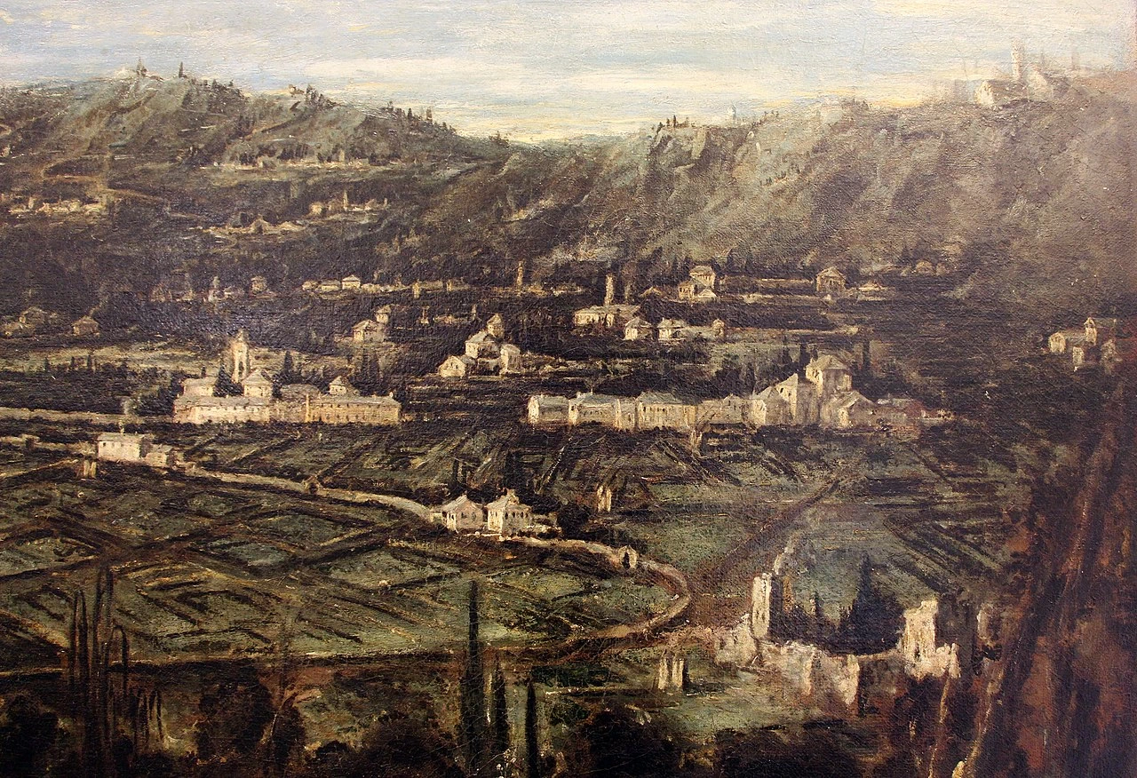 Festa in giardino ad Albaro - Palazzo Doria Tursi , Genova, dettaglio